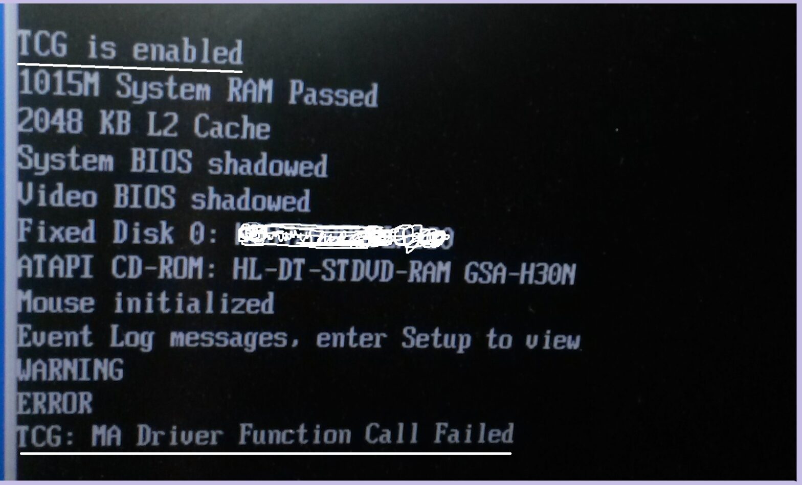 Ma Driver Function Call Failed