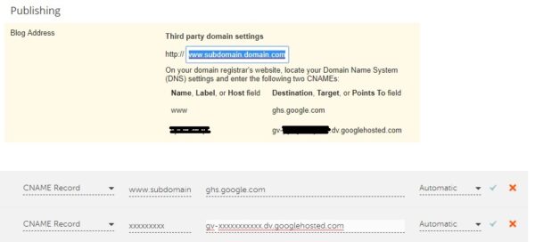 namecheap subdomain blogger