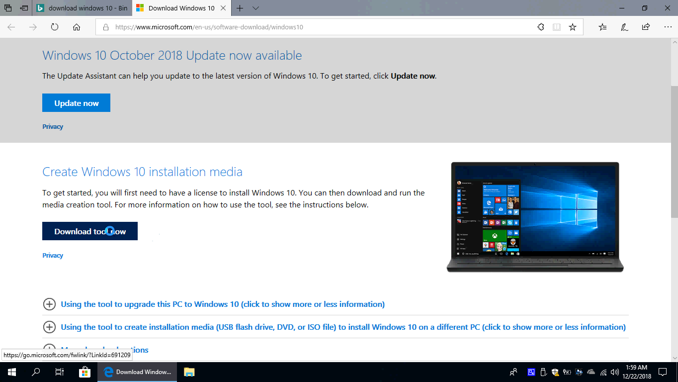 How To Download Official Windows 10 From Microsoft Without Product
