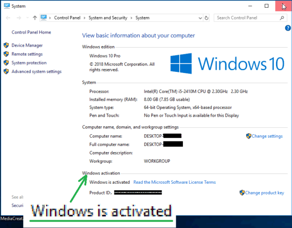 Windows 10 ISO from Microsoft