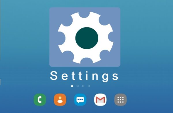Android settings menu