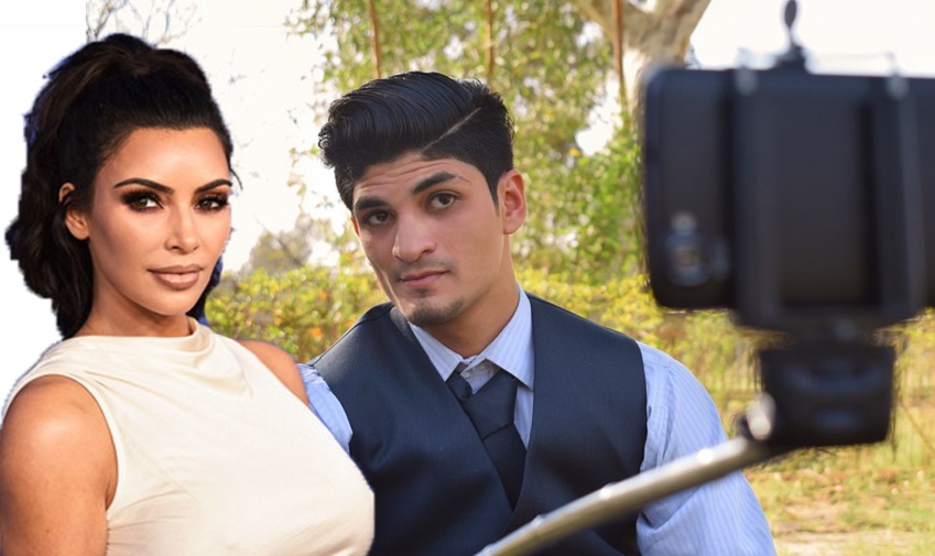 Selfie with Kim Kardashian