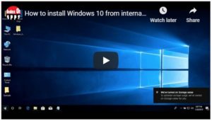 YouTube - Install windows from internal partition