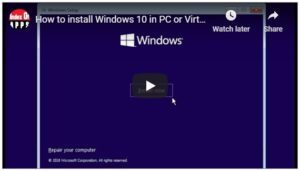 YouTube - Install Windows in virtualbox