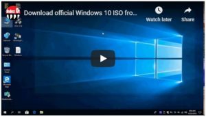 YouTube - Download official Windows ISO from microsoft