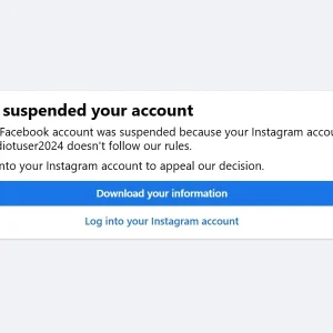 Facebook causes confusion.